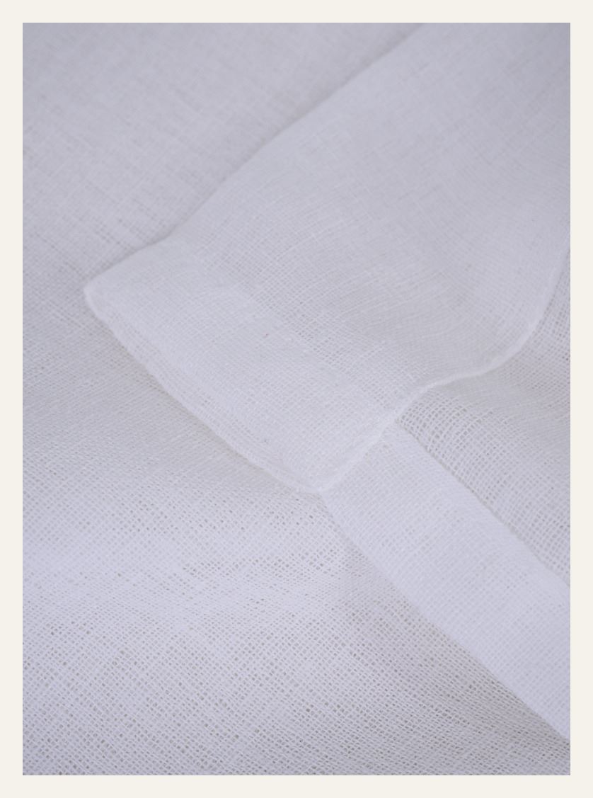 Extra bred gardin offwhite