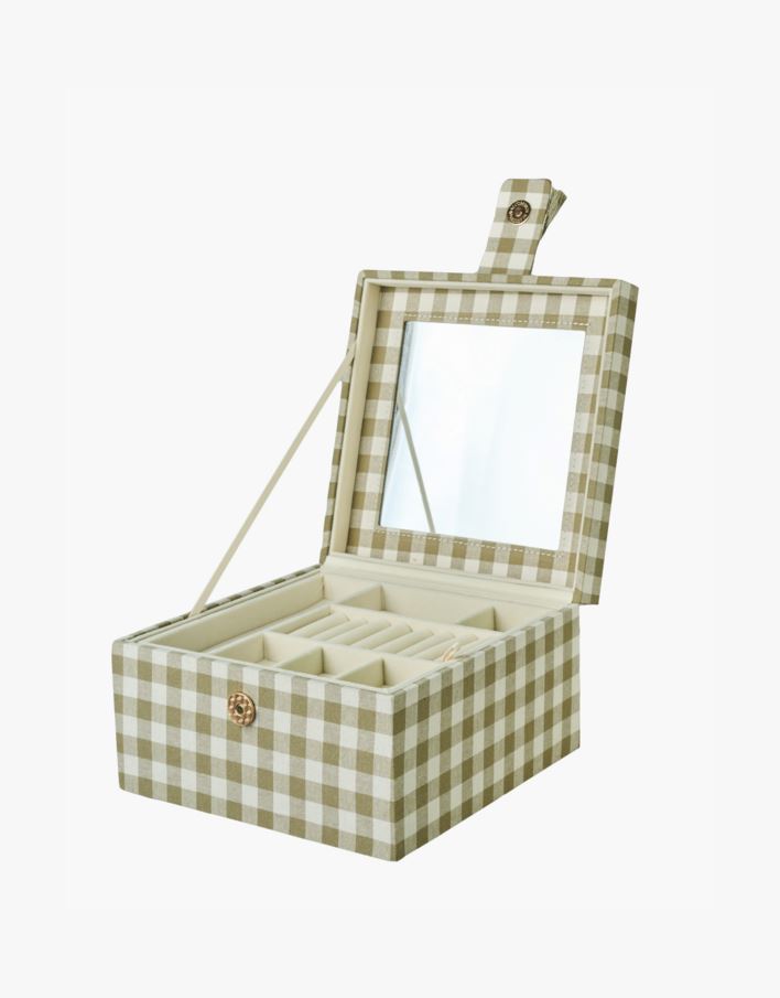 Smyckeskrin olivgrön - 20x20 cm olivgrön - 1