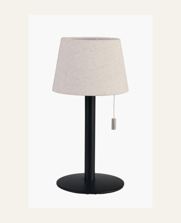 Batteridriven lampa natur - 13,5x13,5x26 cm natur - 1