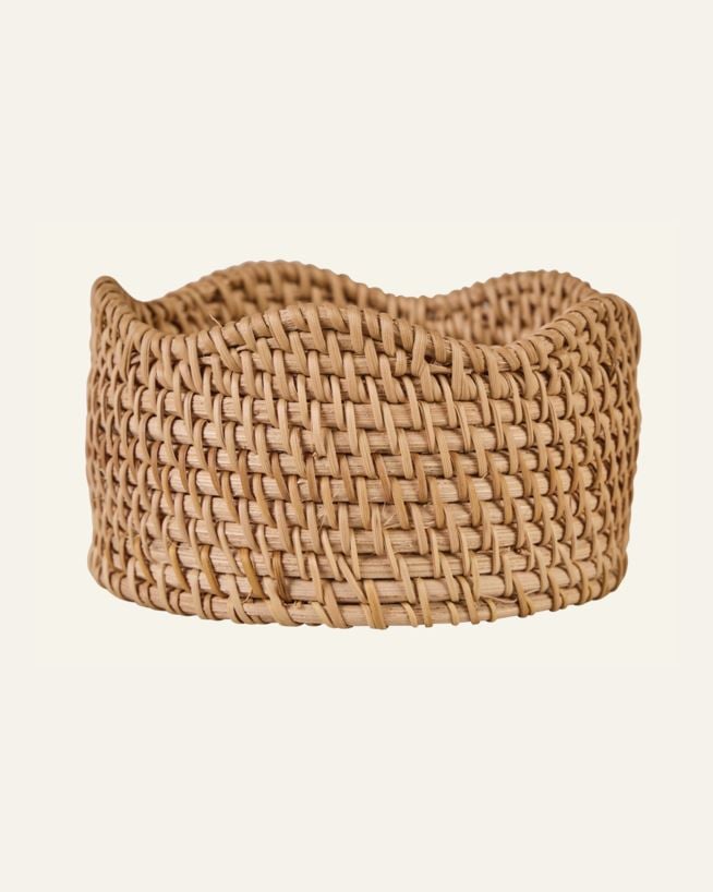 Flaskkorg natur - ø12 h7 cm natur - 1
