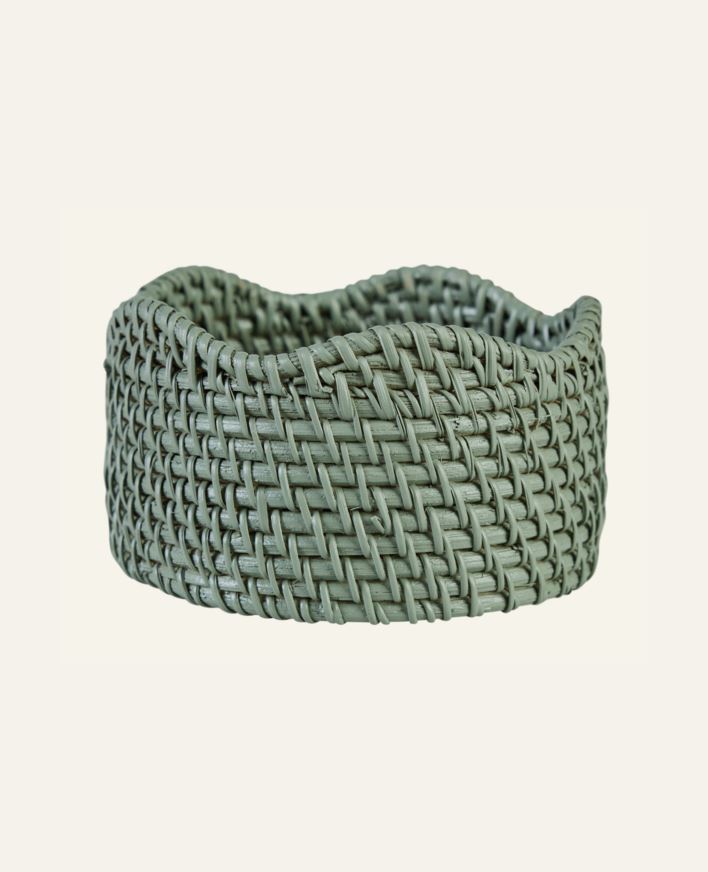 Flaskkorg grön - ø12 h7 cm grön - 1