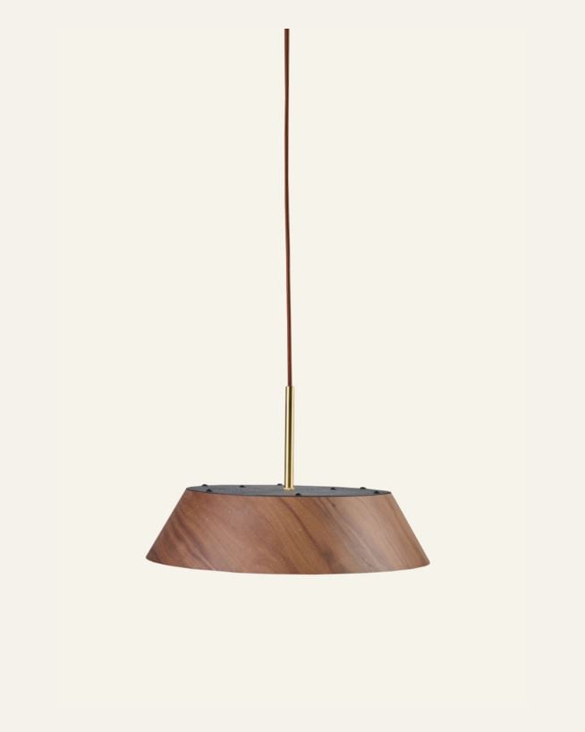 Taklampa brun - 18 cm ø33 brun - 1