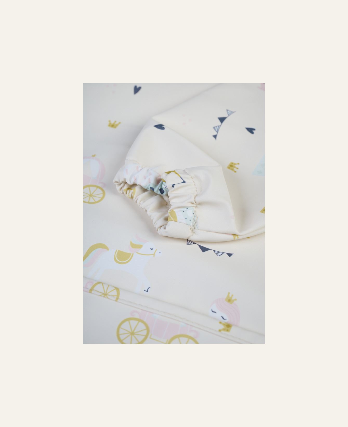 Haklapp med ärm ljusbeige - 2