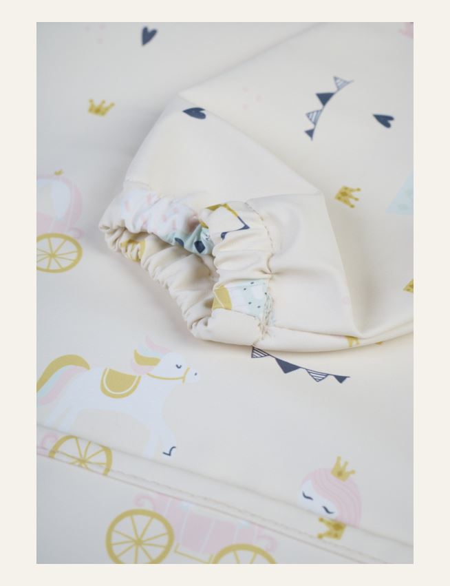 Haklapp med ärm ljusbeige - 2