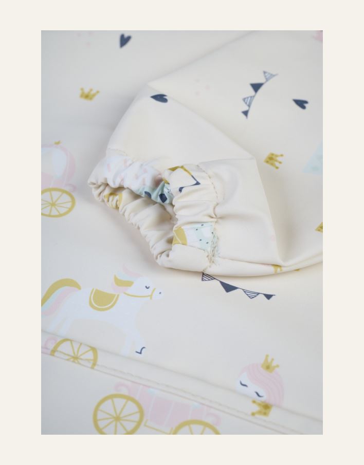 Haklapp med ärm ljusbeige - 2