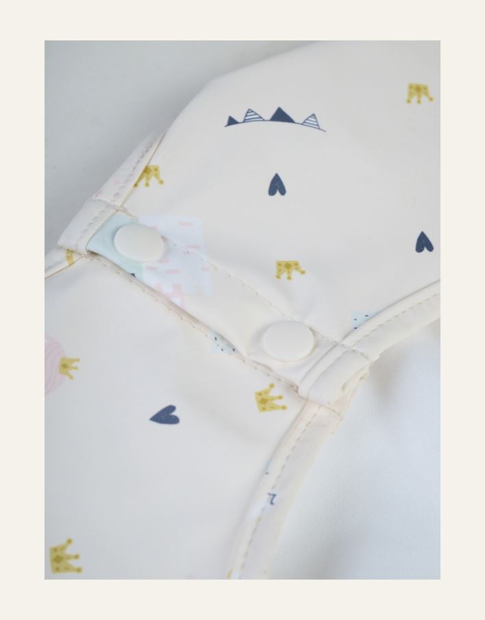 Haklapp med ärm ljusbeige - 3