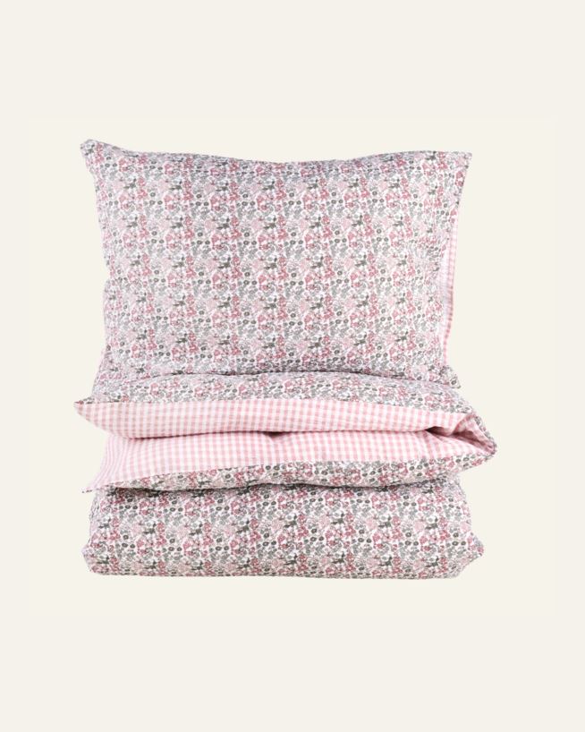 Påslakanset i bäckebölja multi/rosa - 150x210 cm multi/rosa - 1