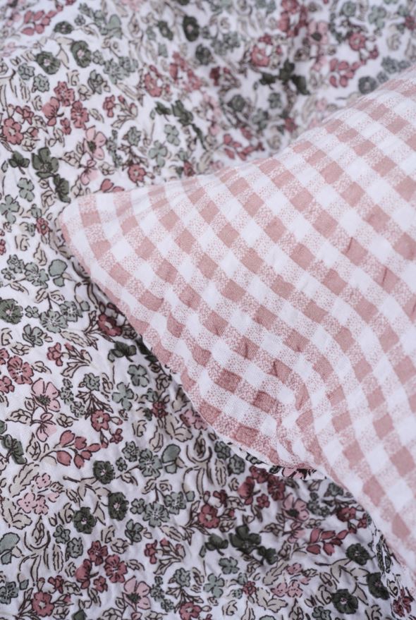 Påslakanset i bäckebölja multi/rosa - 5