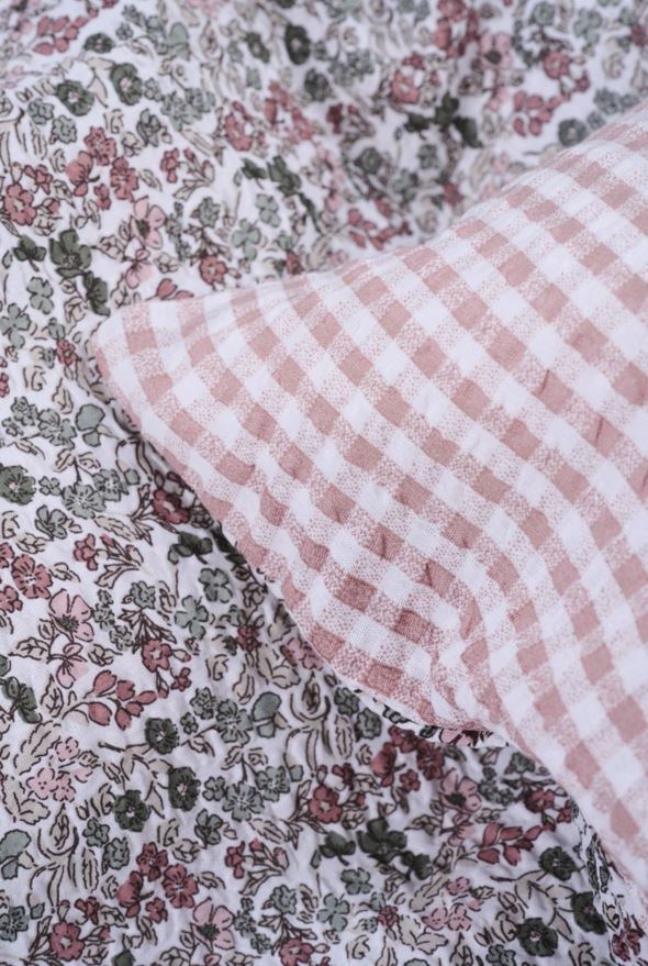 Påslakanset i bäckebölja multi/rosa - 5