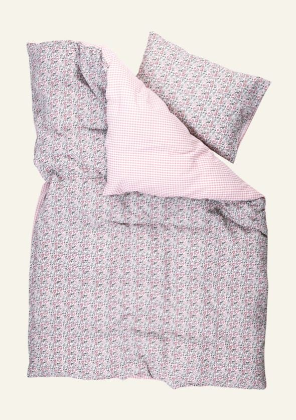 Påslakanset i bäckebölja multi/rosa - 4