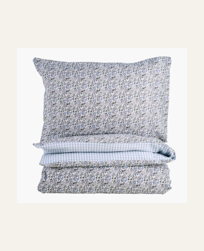 Påslakanset i bäckebölja multi/blå - 150x210 cm/50x60 cm multi/blå - 1