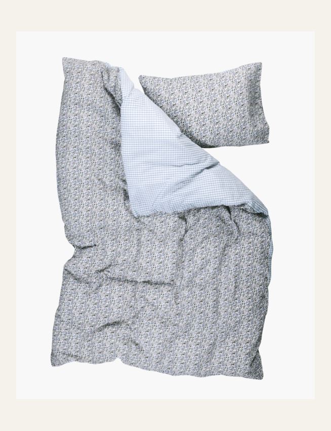 Påslakanset i bäckebölja multi/blå - 2