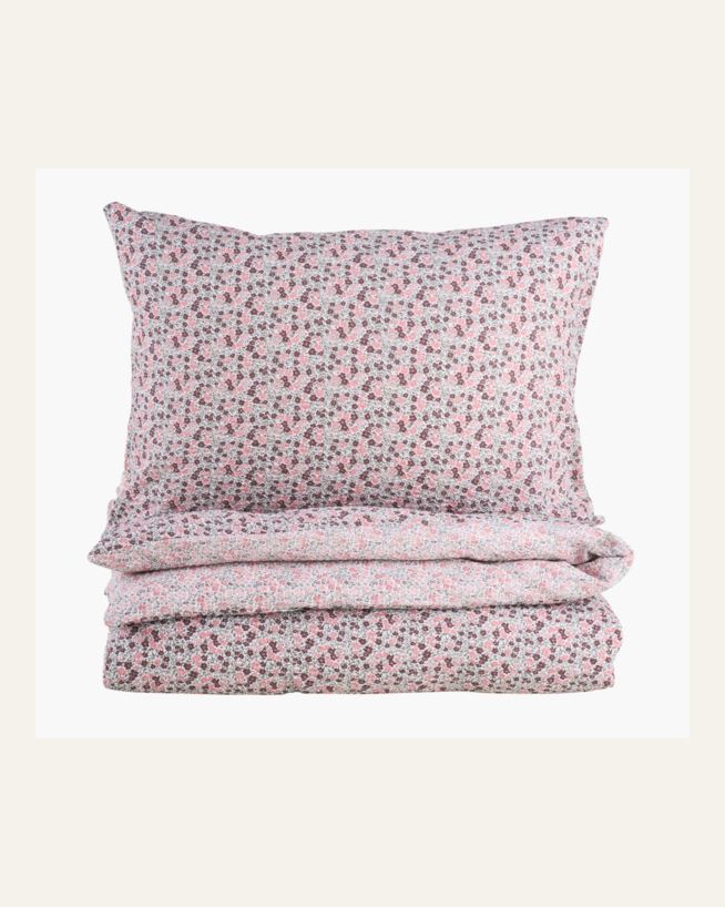 Påslakanset i bäckebölja multi/rosa - 150x210 cm/50x60 cm multi/rosa - 1