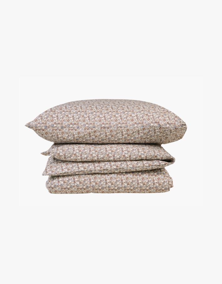 Påslakanset i bomull multi/blå - 150x210 cm multi/blå - 1