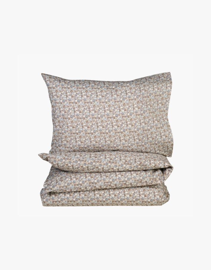 Påslakanset i bomull multi/blå - 150x210 cm multi/blå - 1