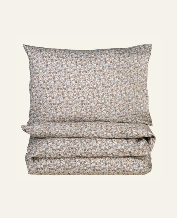 Påslakanset i bomull multi/blå - 150x210 cm/50x60 cm multi/blå - 1