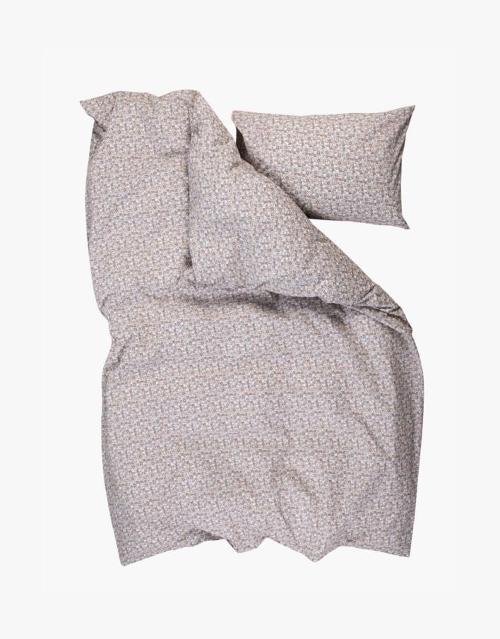 Påslakanset i bomull multi/blå - 150x210 cm multi/blå - 1