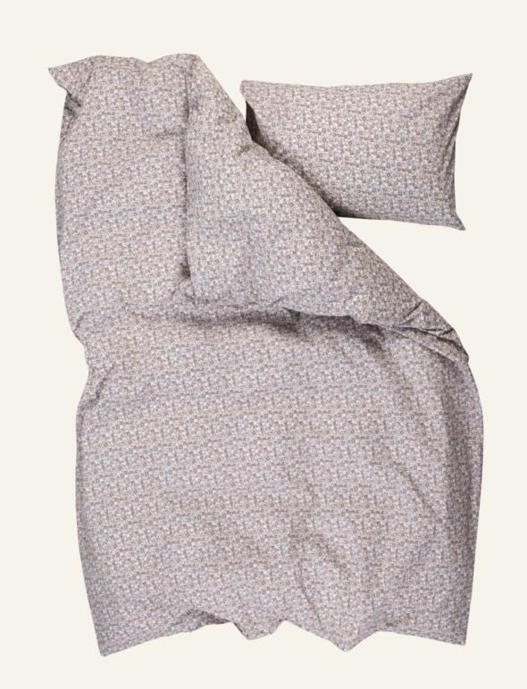 Påslakanset i bomull multi/blå - 5