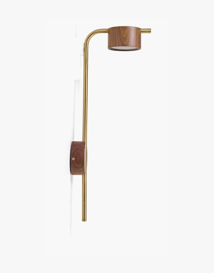 Vägglampa brun - 20x55 cm brun - 1