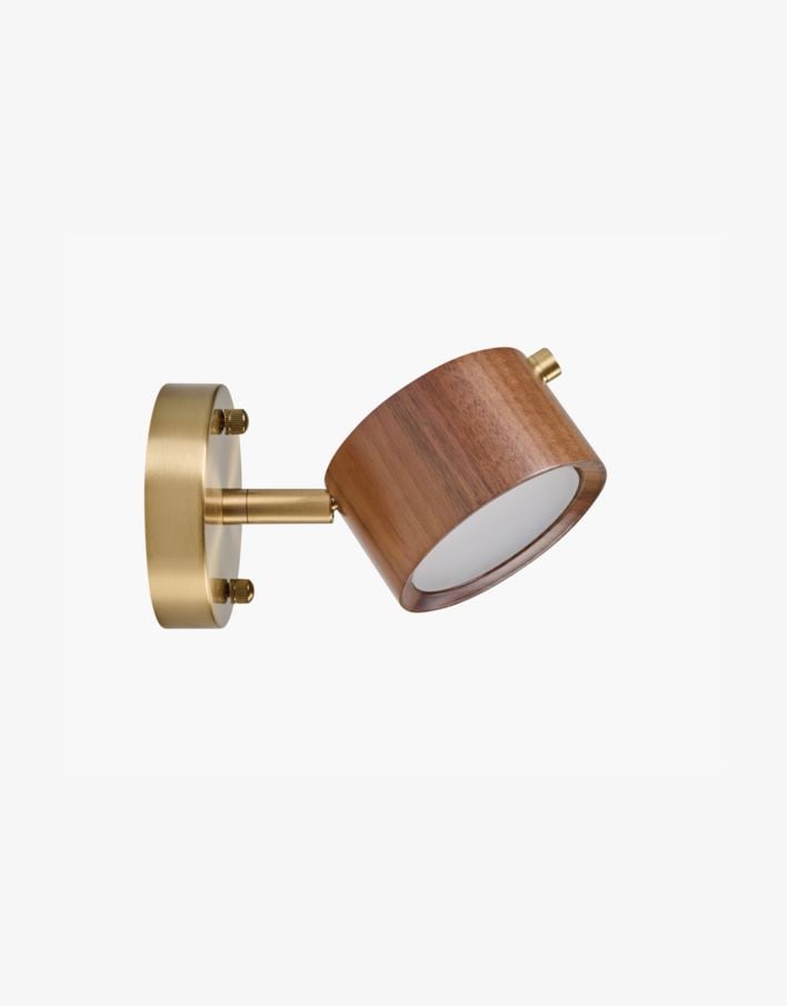 Vägglampa brun - 20x15 cm brun - 1
