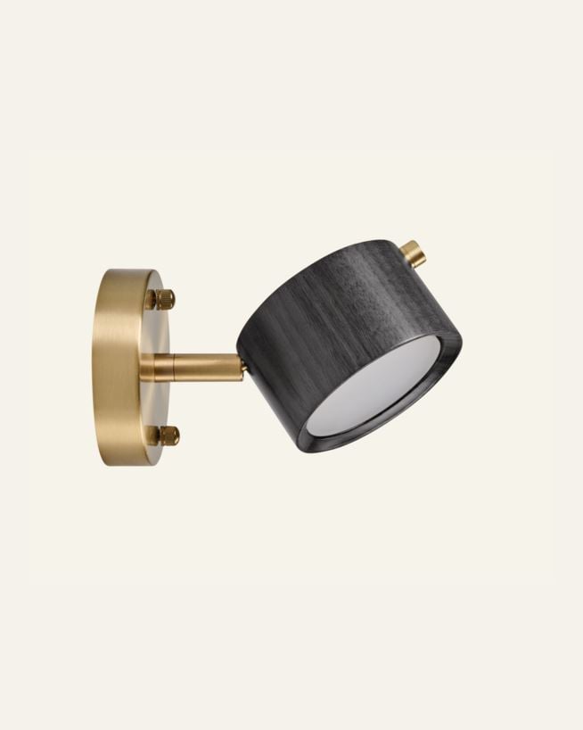 Vägglampa svart - 20x15 cm svart - 1