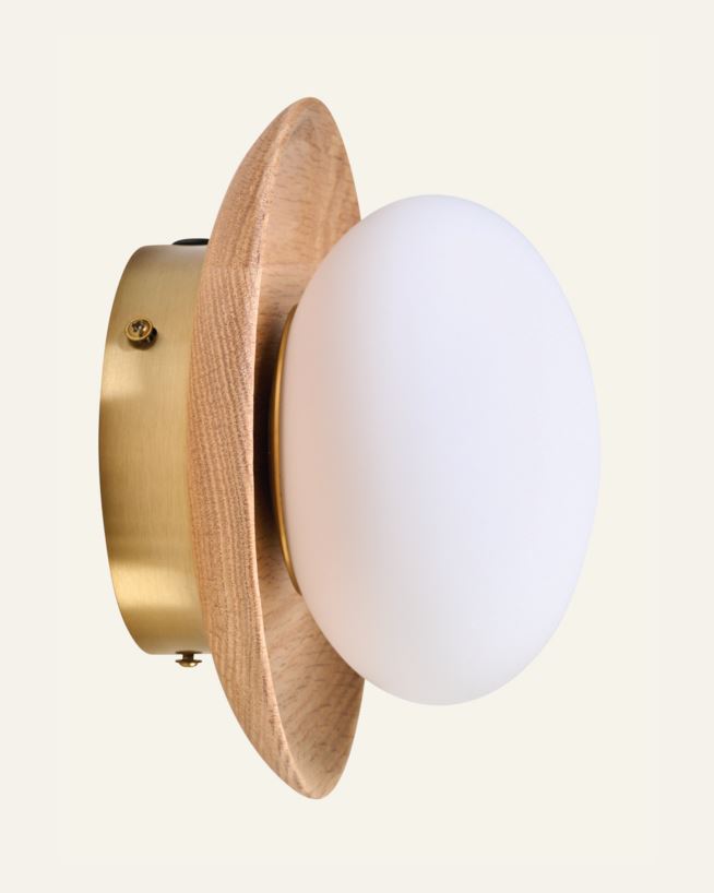 Vägglampa natur - ø20 natur - 1