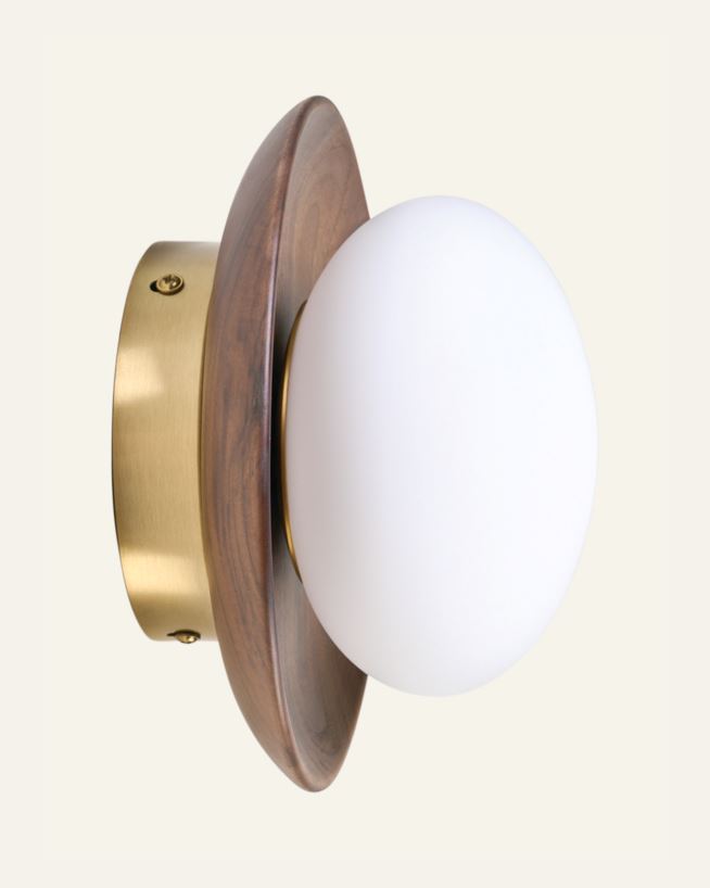 Vägglampa brun - ø20 brun - 1