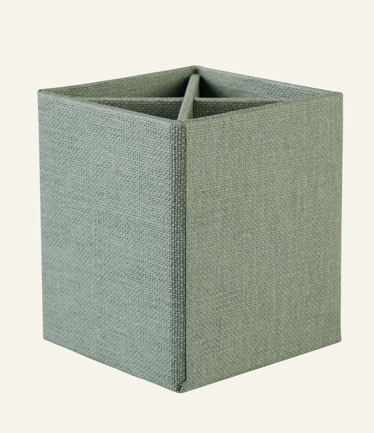 Pennhållare ljusgrön - 8,5x8,5x10 cm ljusgrön - 1