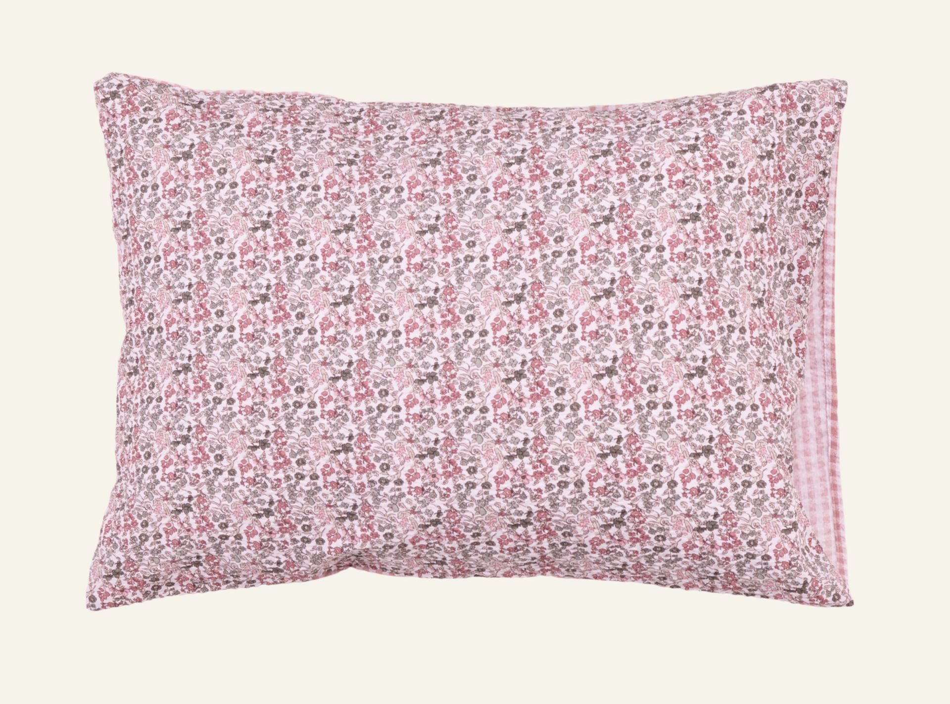 Örngott i bäckebölja multi/rosa - 70x100 multi/rosa - 1
