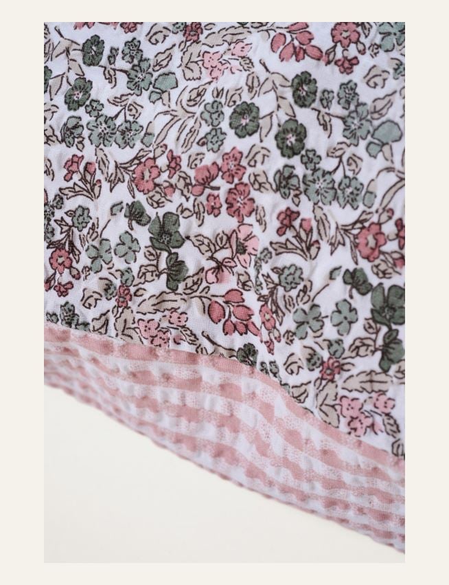 Örngott i bäckebölja multi/rosa - 2