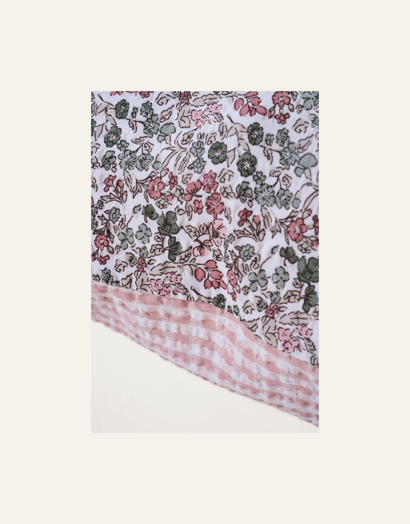 Örngott i bäckebölja multi/rosa - 2