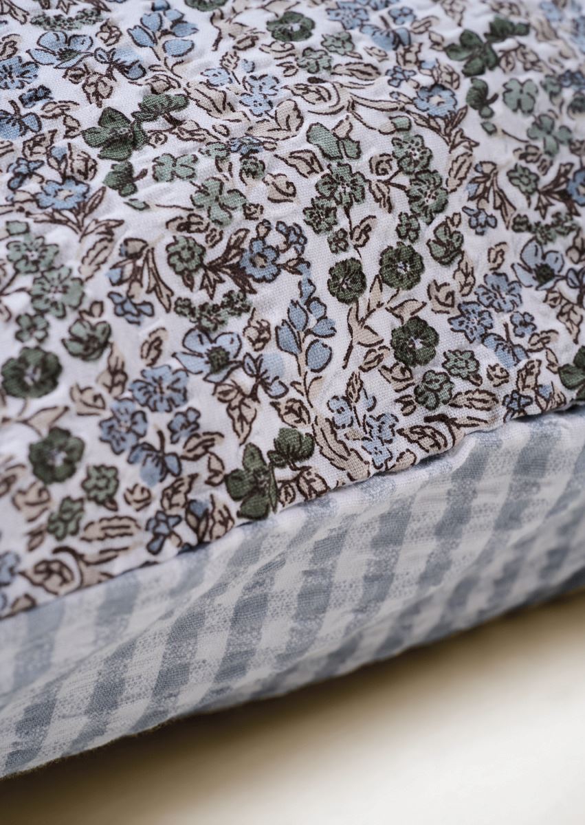 Örngott i bäckebölja multi/blå - 2