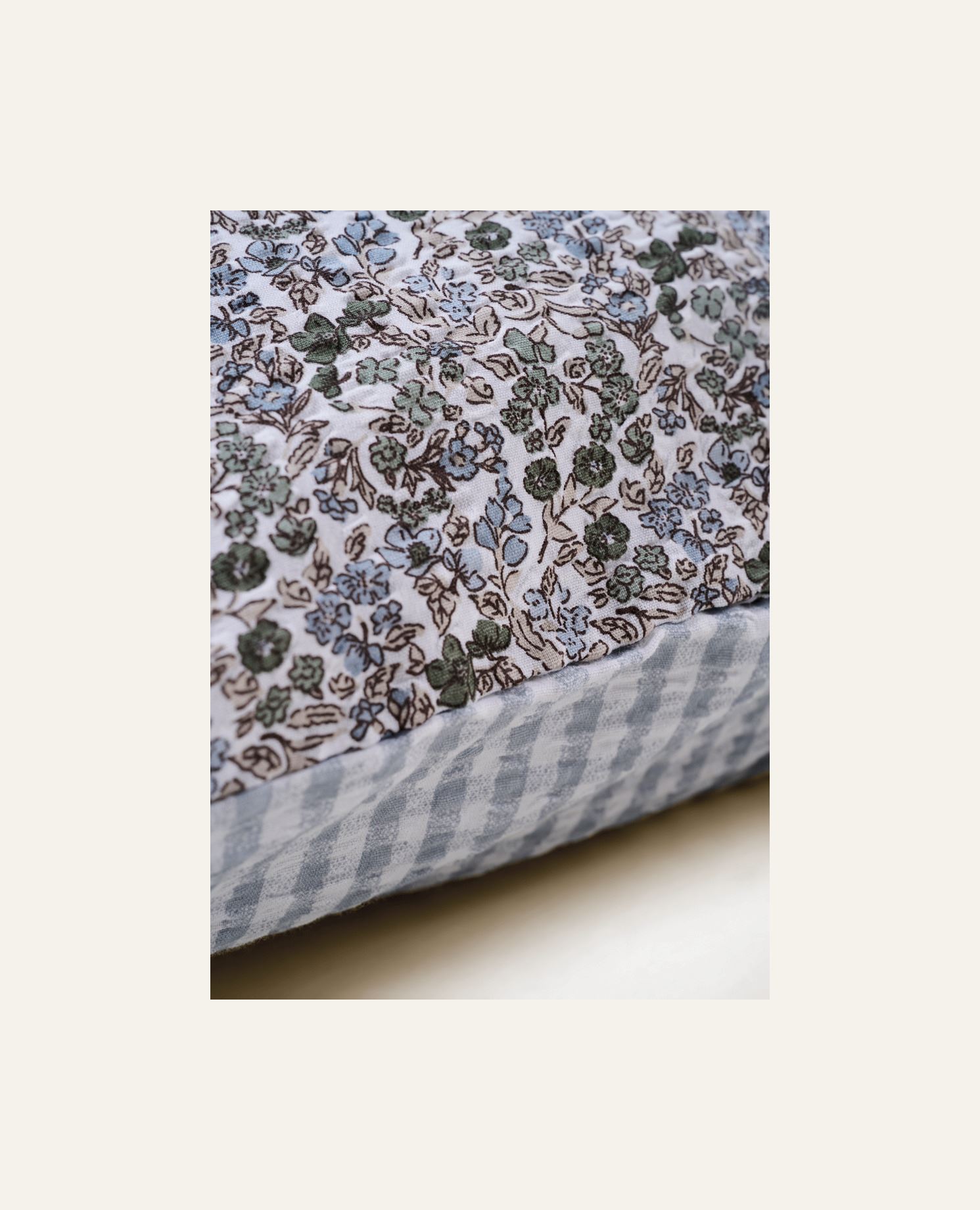 Örngott i bäckebölja multi/blå - 2