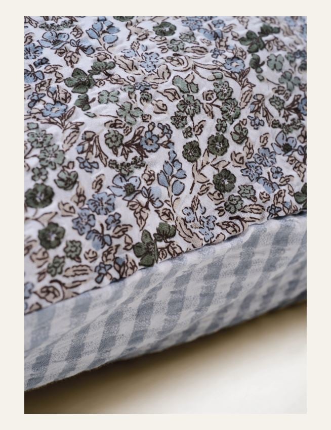 Örngott i bäckebölja multi/blå - 2