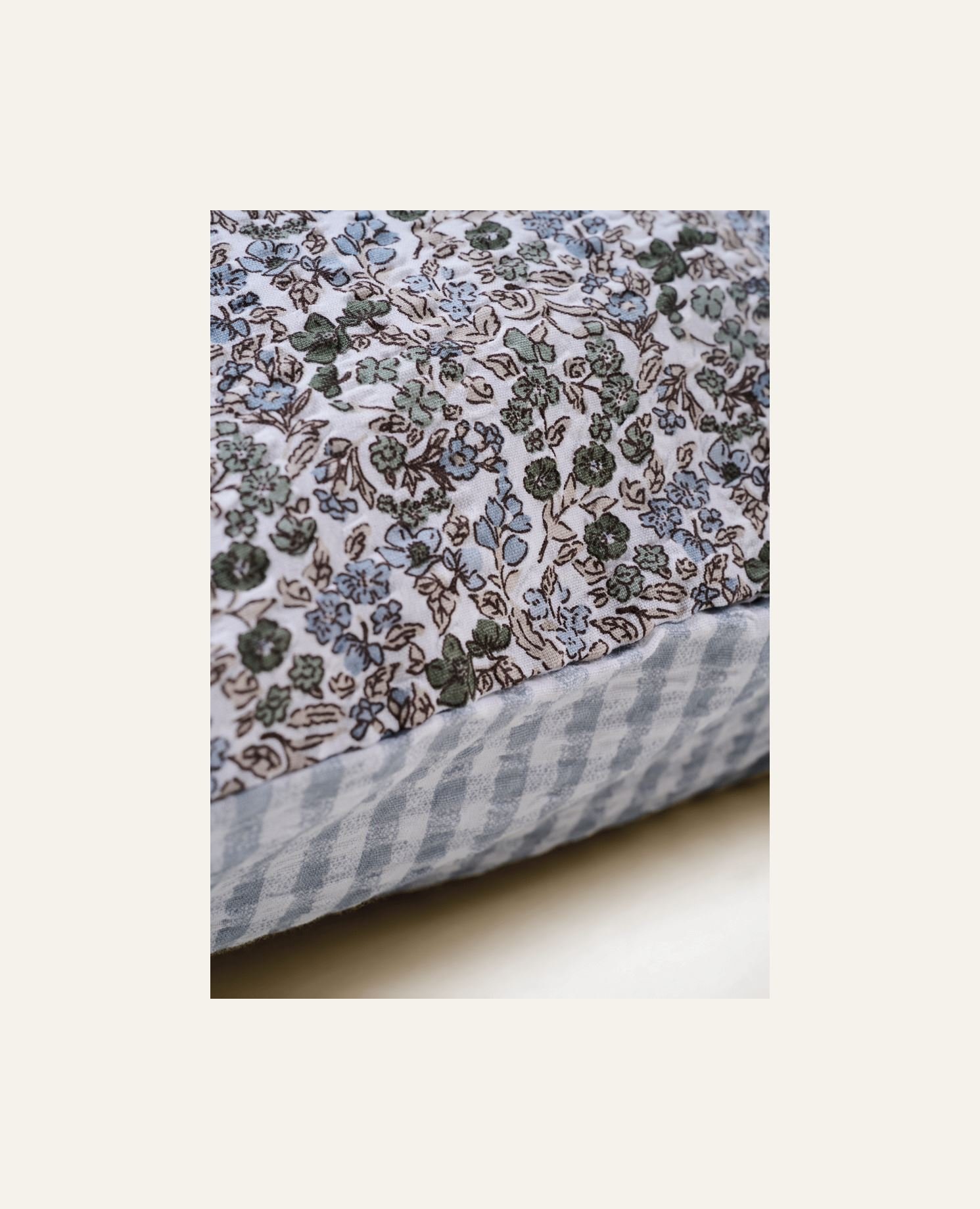 Örngott i bäckebölja multi/blå - 2