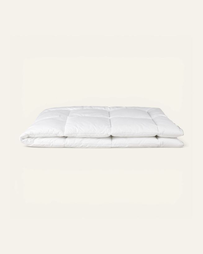 Medelvarmt fibertäcke vit - 150x210 cm vit - 1