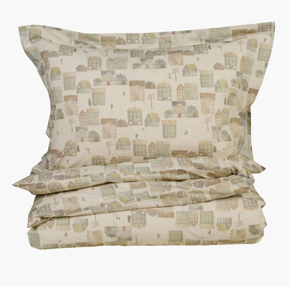 Påslakanset i percale multi - 150x210 cm multi - 1