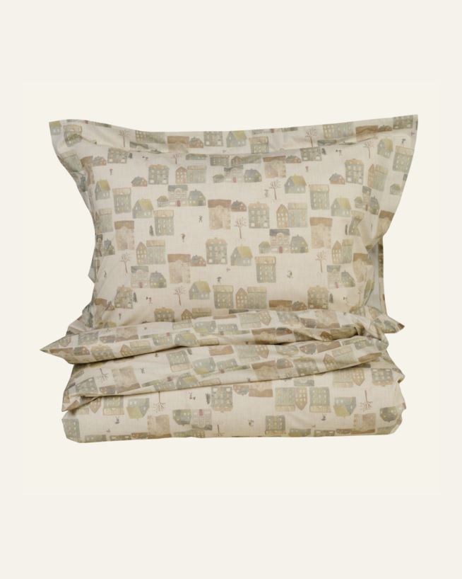 Påslakanset i percale multi - 150x210 cm multi - 1