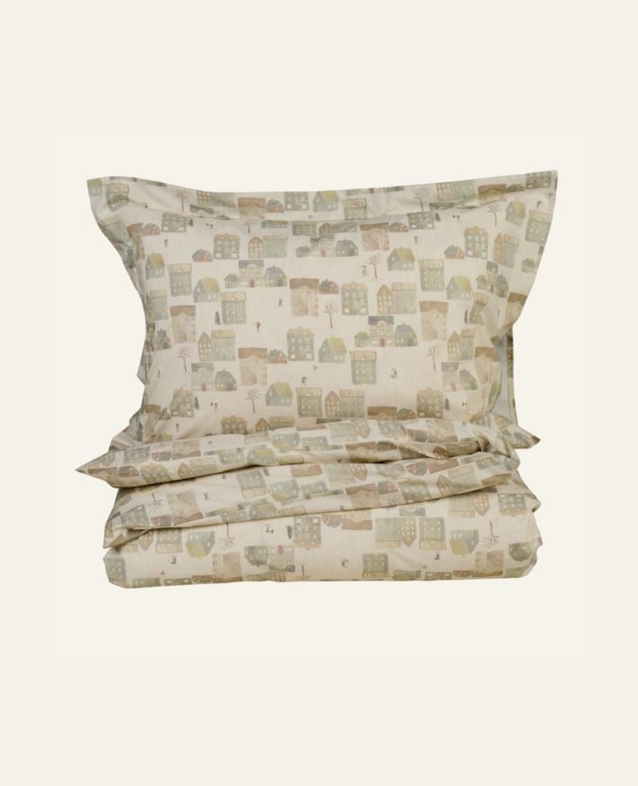 Påslakanset i percale multi - 150x210 cm multi - 1