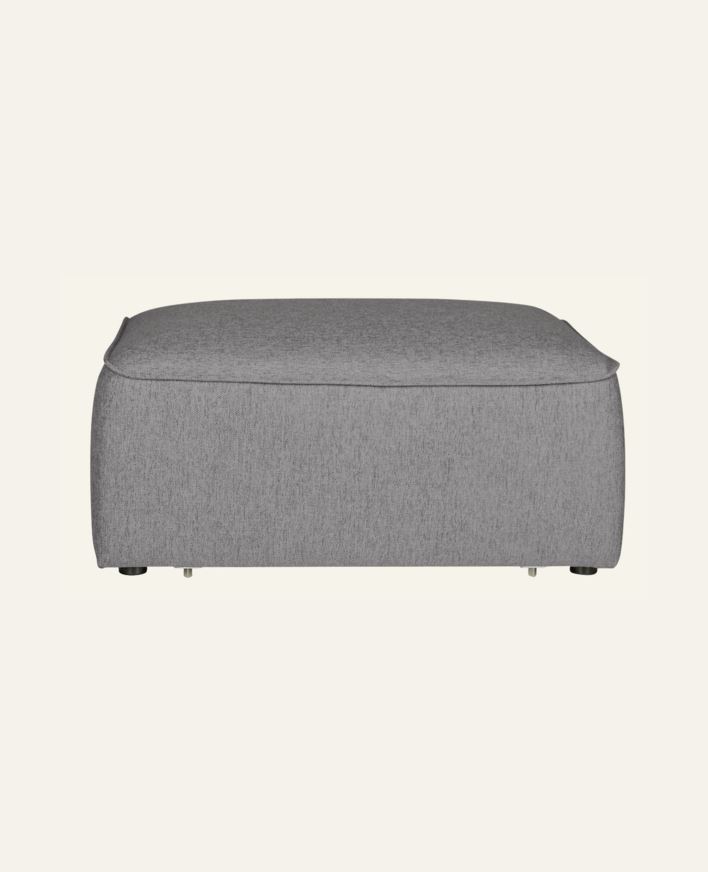 Modulsoffa puff liten grå - 93x64x44 cm grå - 1