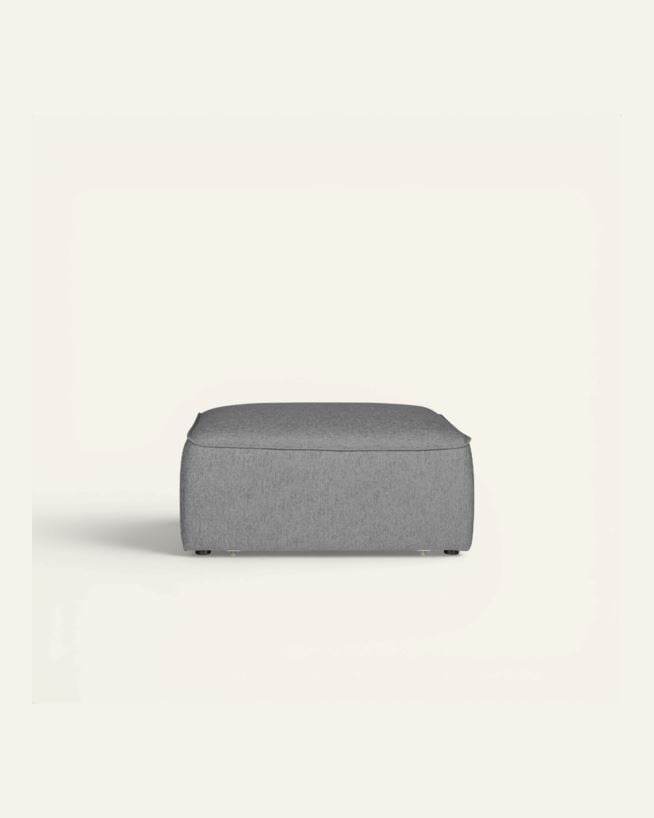 Modul puff grå - 93x64x44 cm grå - 1