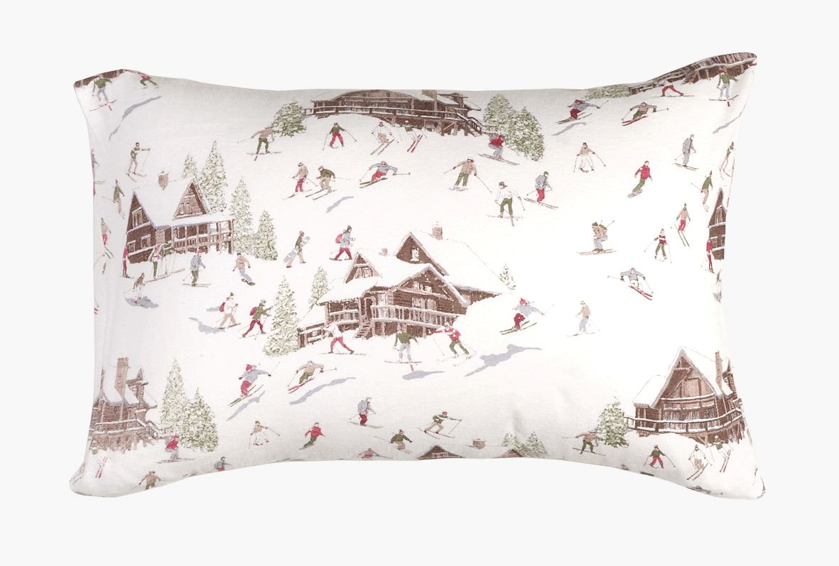 Örngott i flanell multi/röd - 50x60 cm multi/röd - 1