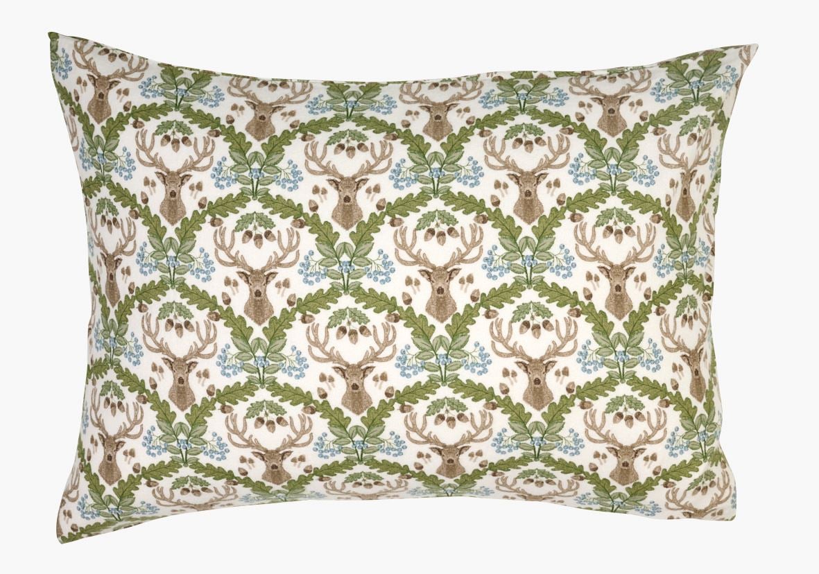 Örngott i flanell multi/blå - 50x60 cm multi/blå - 1