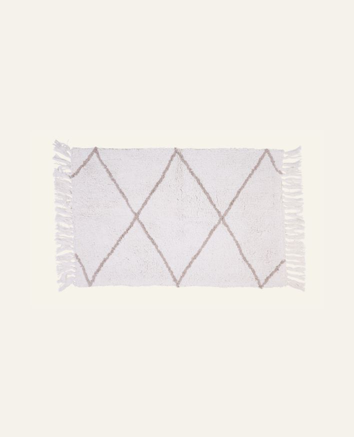 Badrumsmatta multi/beige - 60x130 cm multi/beige - 1