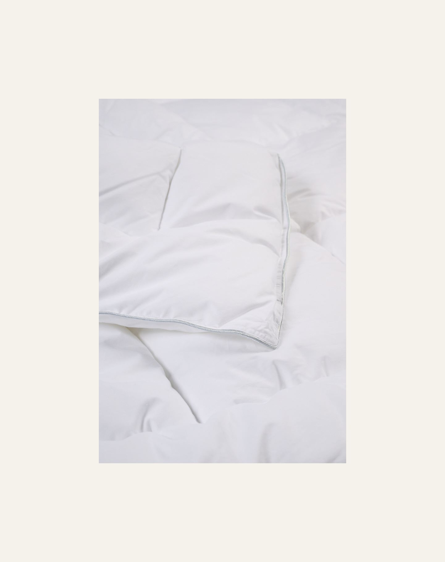 Varmt fibertäcke vit - 3