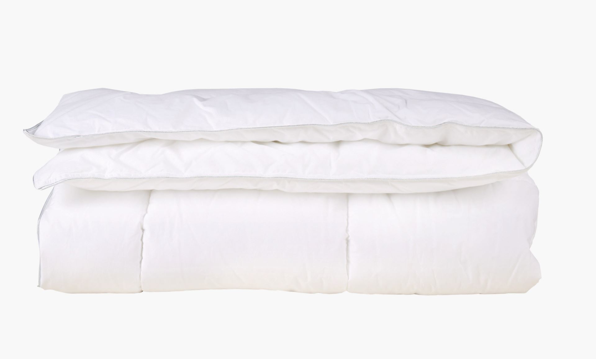 Varmt fibertäcke vit - 150x210 cm vit - 1