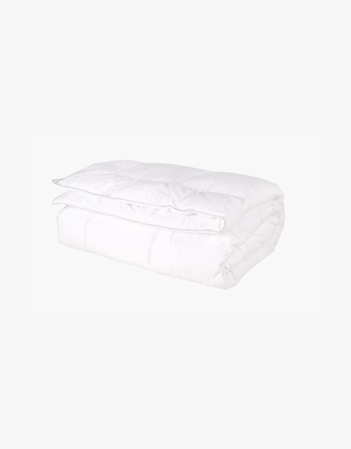 Varmt fibertäcke vit - 150x210 cm vit - 1