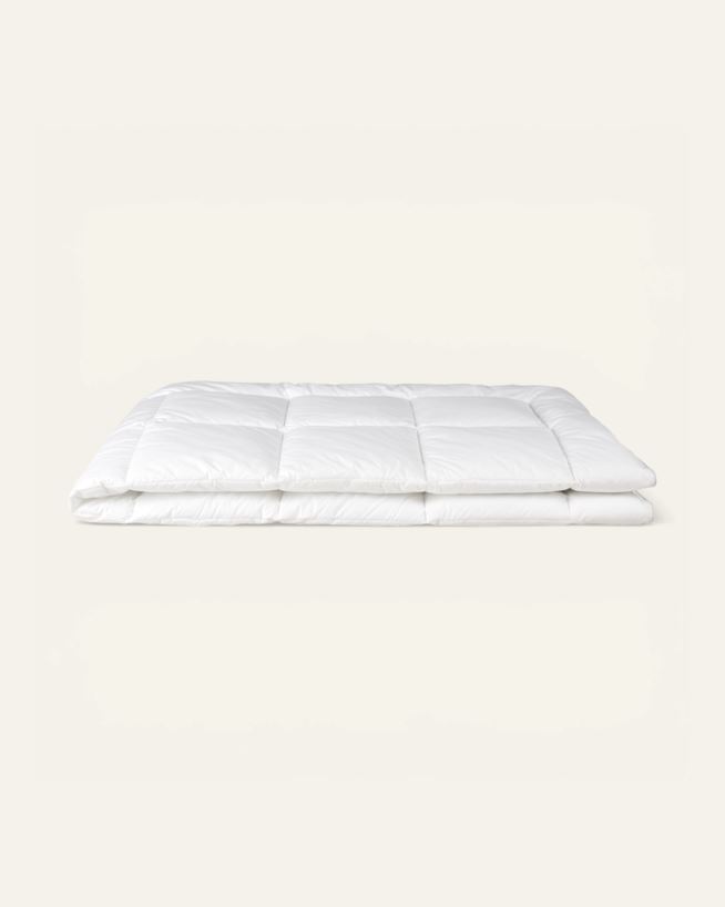 Varmt fibertäcke vit - 150x210 cm vit - 1