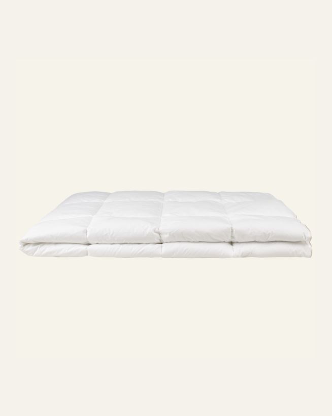 Medelvarmt fibertäcke vit - 150x210 cm vit - 1