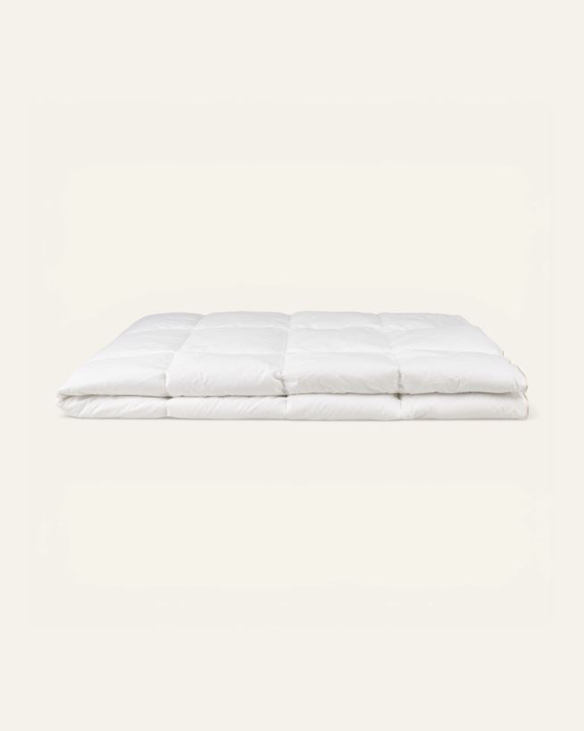 Medelvarmt fibertäcke vit - 150x210 cm vit - 1
